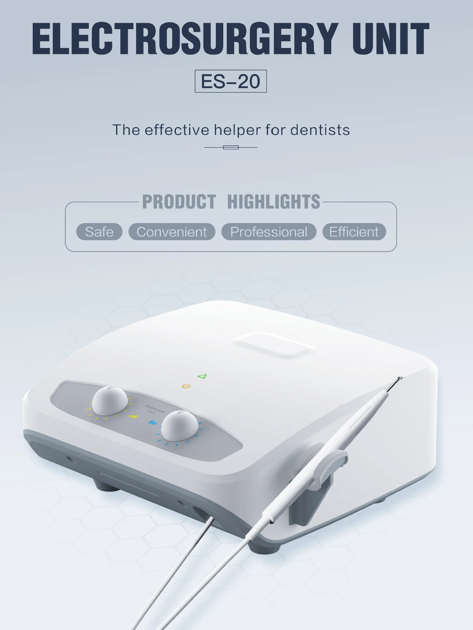 Hot Sale Dental Instrument Professional Electrosurgery Machine Unit