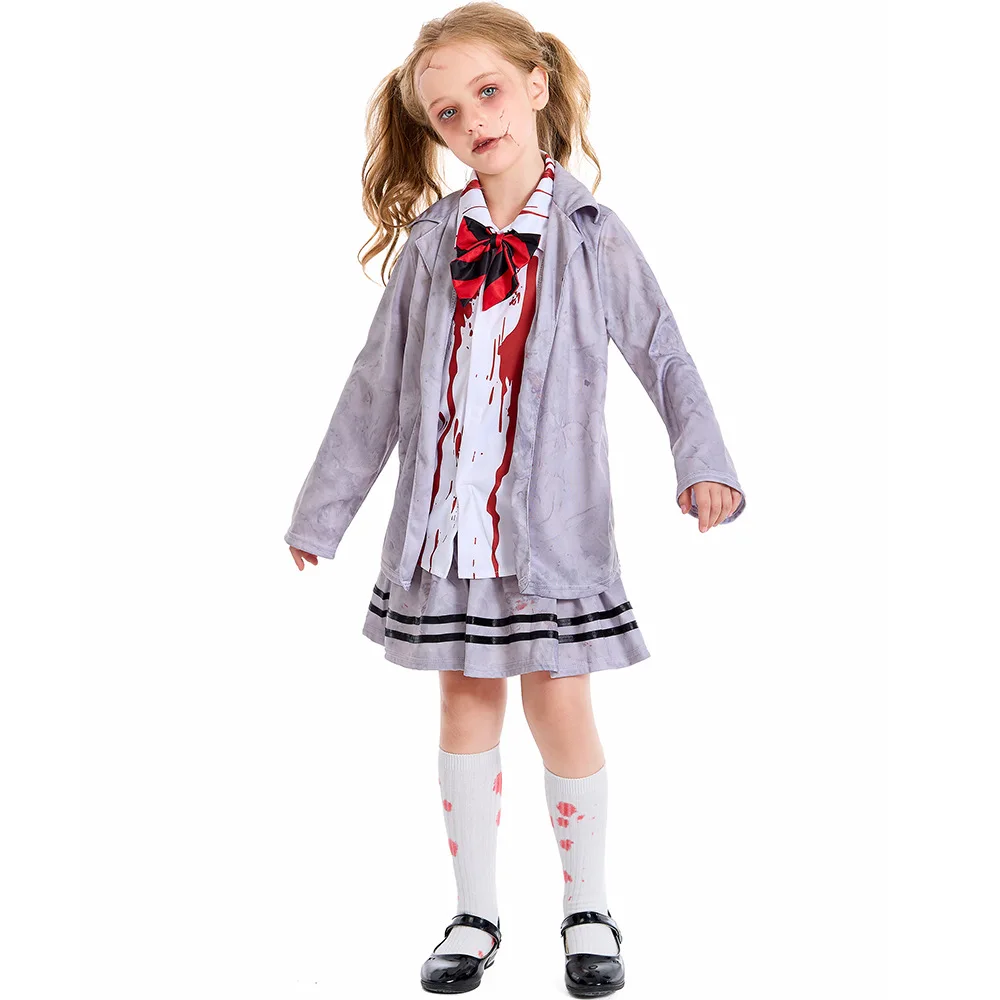 Costume Da Zombie Horror Per Ragazza, Taglia 14/16, Incharacter Costumes, Nuovo Con Etichette