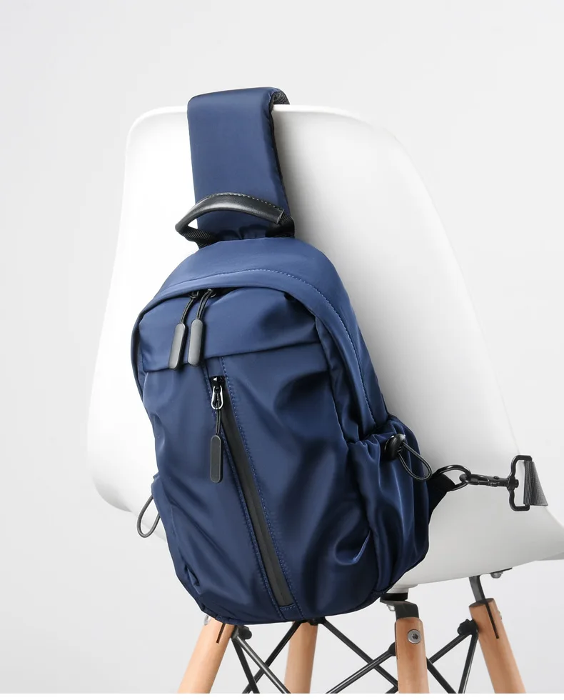 Men's new trendy business and leisure multi-function business travel single shoulder messenger bag