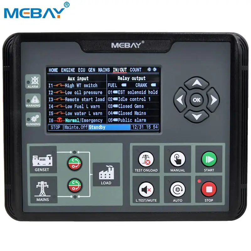 Mebay Split Genset Controller Generator Control Module HM700 and FM7000