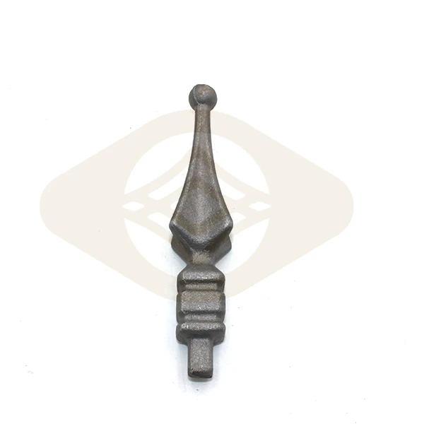 Hot Selling Ornamental Customized Forged Weldable Iron Accessories Fence Gate Spear Point