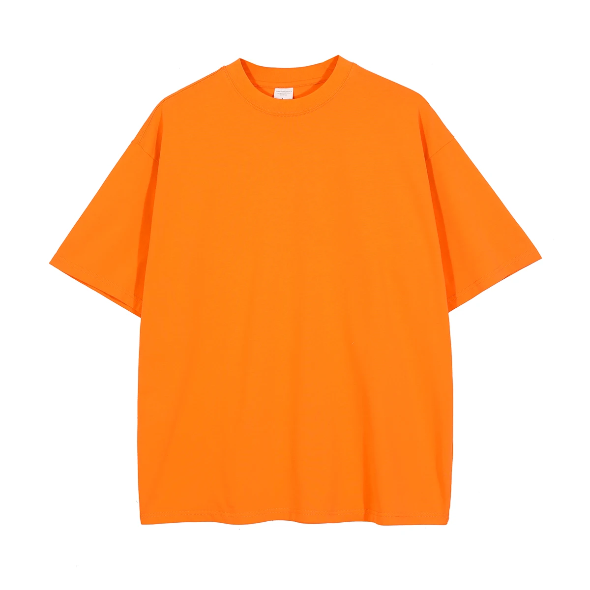 230g Heavy Cotton T Shirt Streetwear Blank Premium Tshirt Plus Size