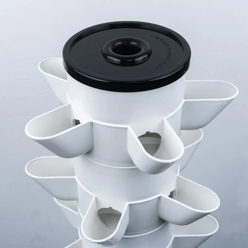 Vertical Farming 18 30 Plants Sites Vertical Hydroponic System Tower with Pump and Water Tank
