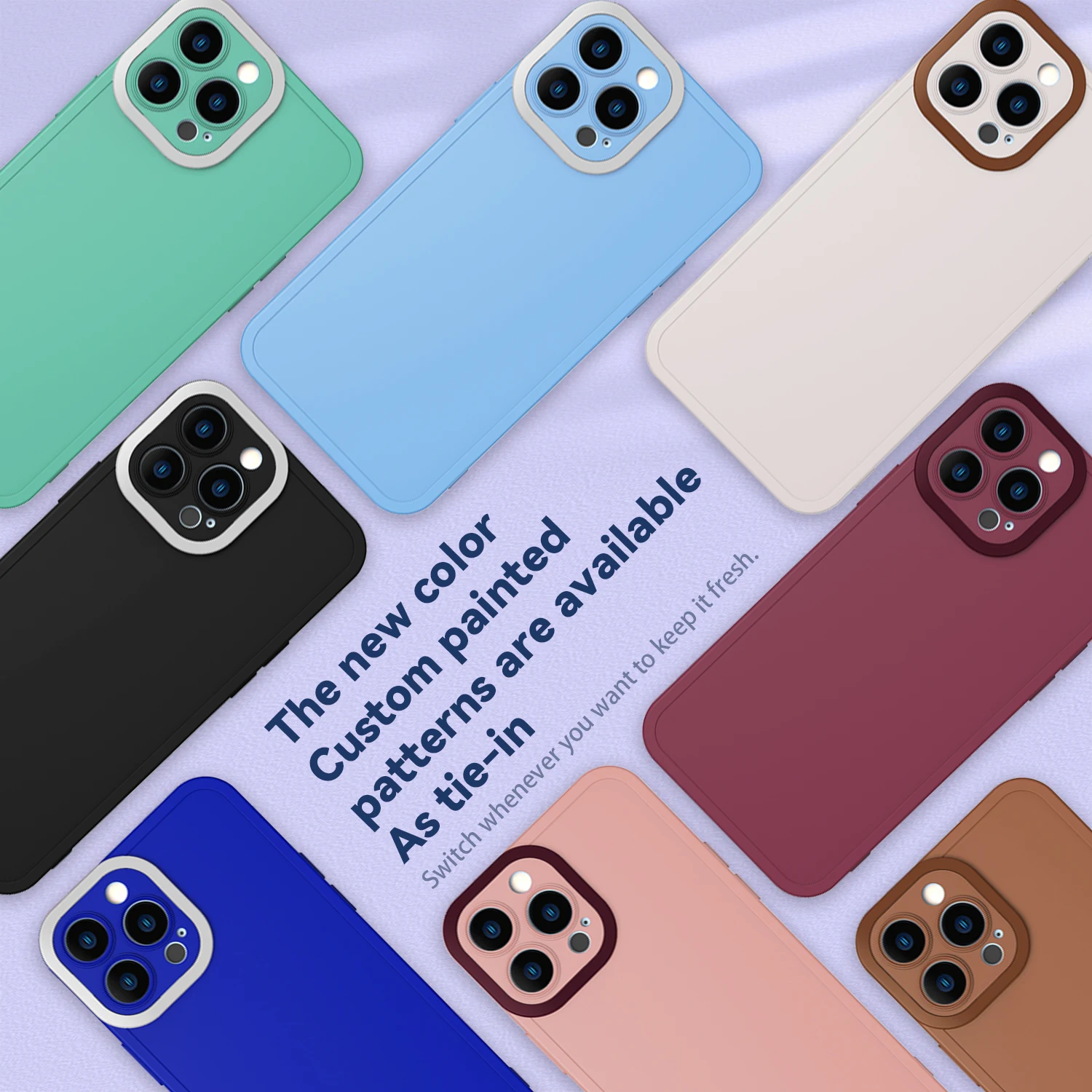 Camera Lens Protection Shockproof luxury phone Case For iPhone 13 12 11 Pro Max XR X XS Max 7 8 Plus TPU custom phone cases
