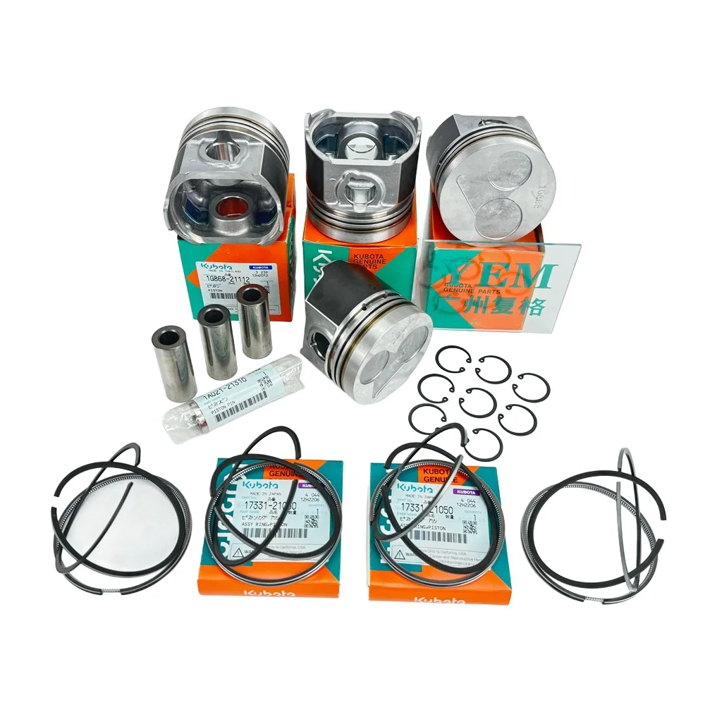 V1702 V1902 V1903 V2003 Hot Sale Piston Kit for Kubota Engine Spare Parts RIK Ring ART Piston