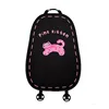 Plush cat seat cushion with black backrest