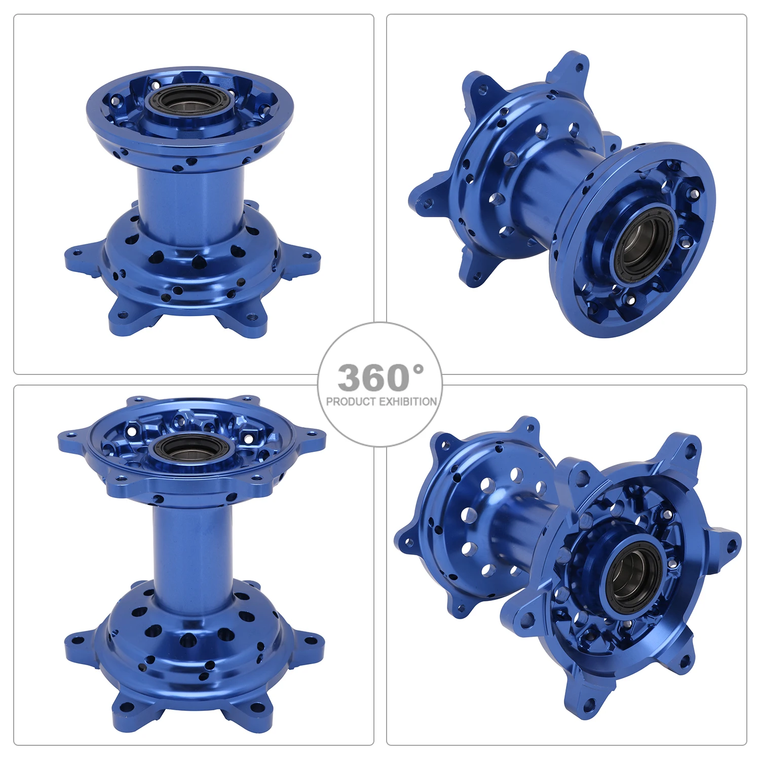 JFG  Anodized Motocross YZ250F  Hub Sets Aluminum Motorcycle  Accessories  MX YZ 450F  Wheel Hub for YAMAHA