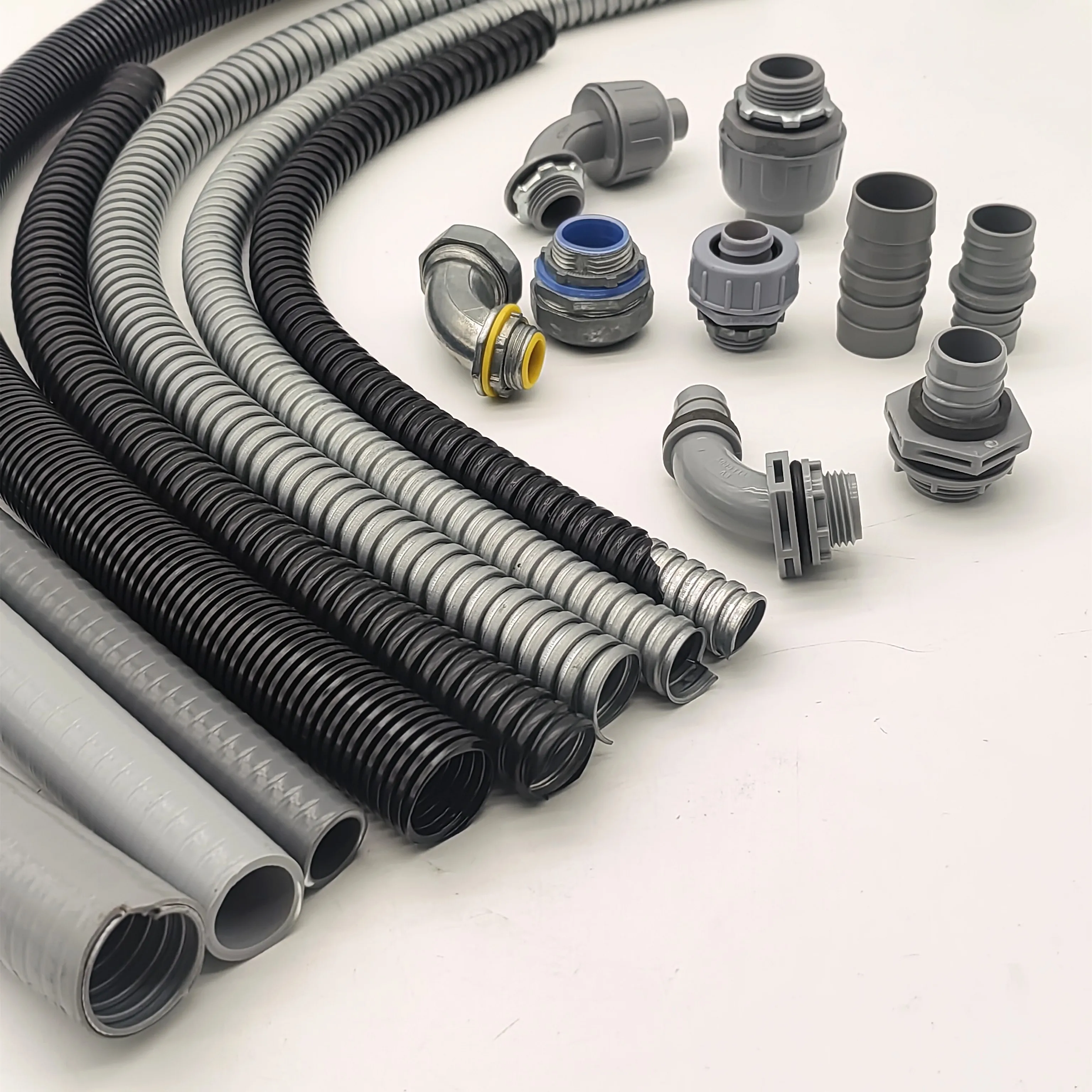 ENT to EMT PVC Adapter Transition Snap-on Coupling Nonmetallic Electrical Conduit Connectors Flexible Plastic Conduit Coupling