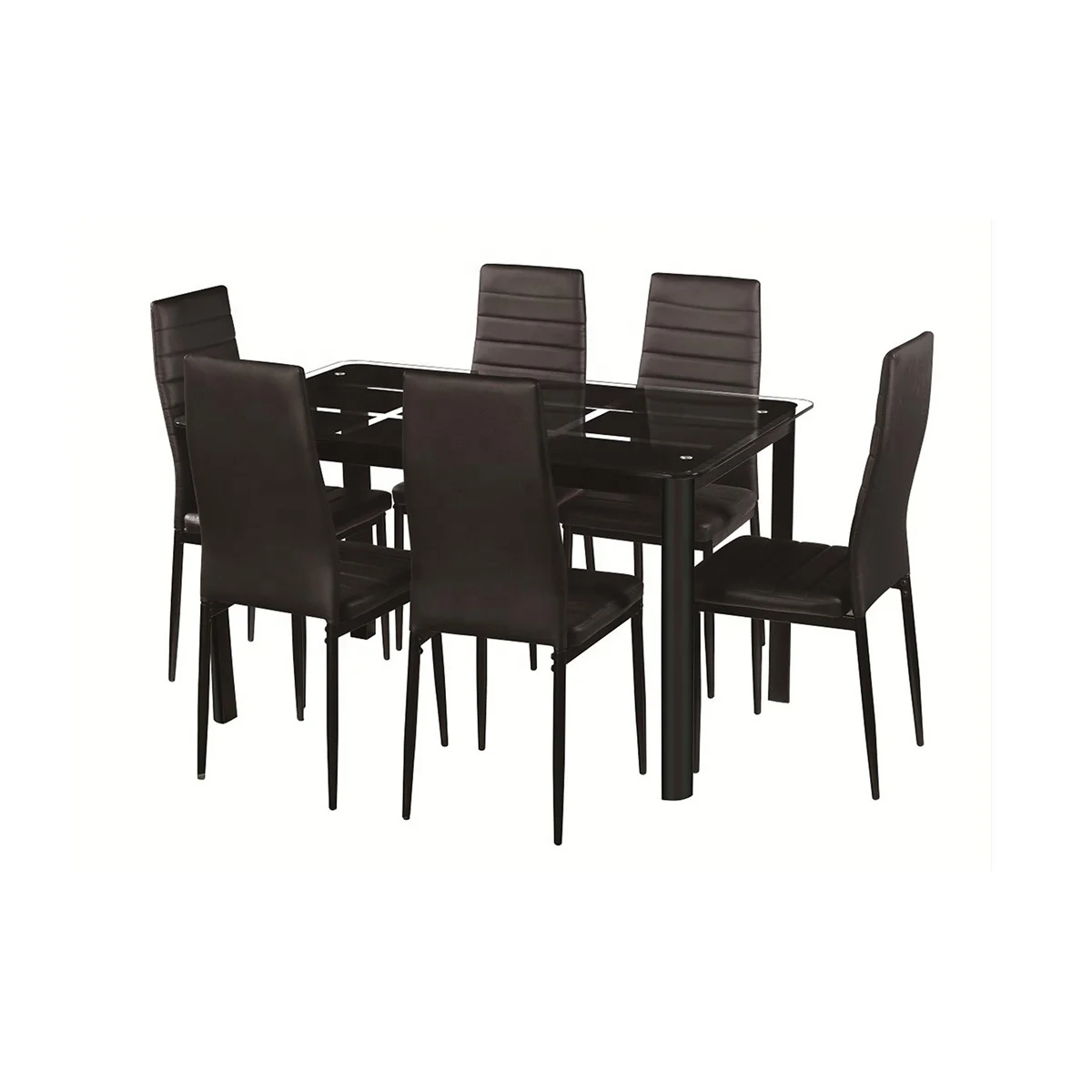Small Hideaway Space Saving Kitchen Furniture Banquet Modern Glass Top Dinning Dining Table And 6 Chair Set Buy Hideaway Dining Table And Chair