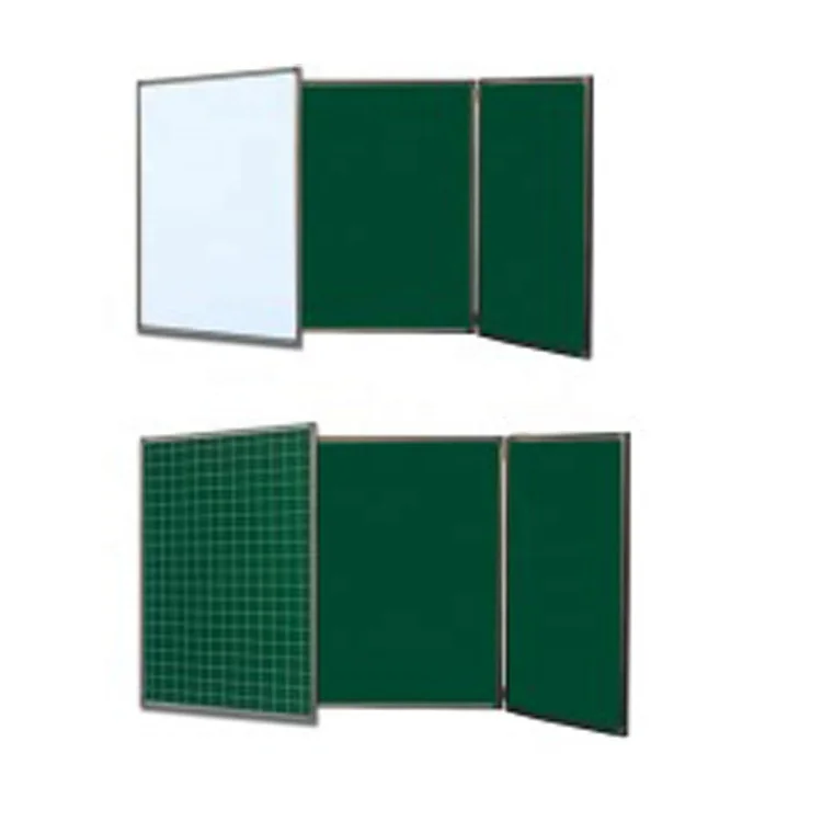 Foldable Green Board Magnetic Chalkboard with 3 Elements Writing Surface