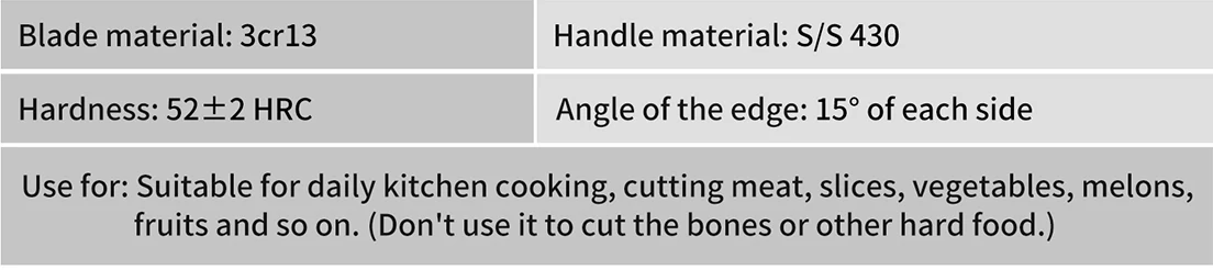 Support OEM/ODM 6 Piece Chef Knife Stainless Steel Professional Kitchen Knife Set with Knife Block