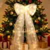60*180cm off-white organza bow with light-up function