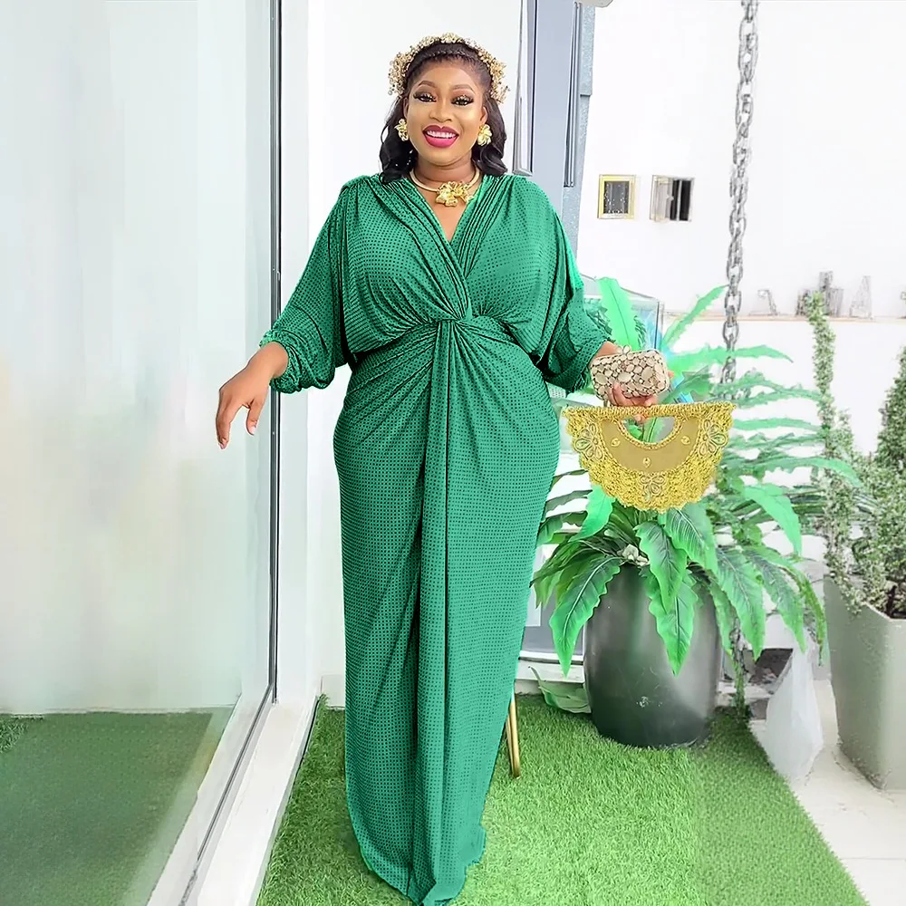 green african traditional dresses African Print Midi Dress – Green Ankara Dress