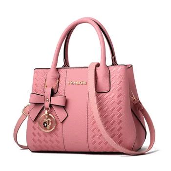 Big Capacity PU Boston Women's Bag Elegant Luxury Female Shoulder Bag New Arrival Custom Fashion Lady's Handbag