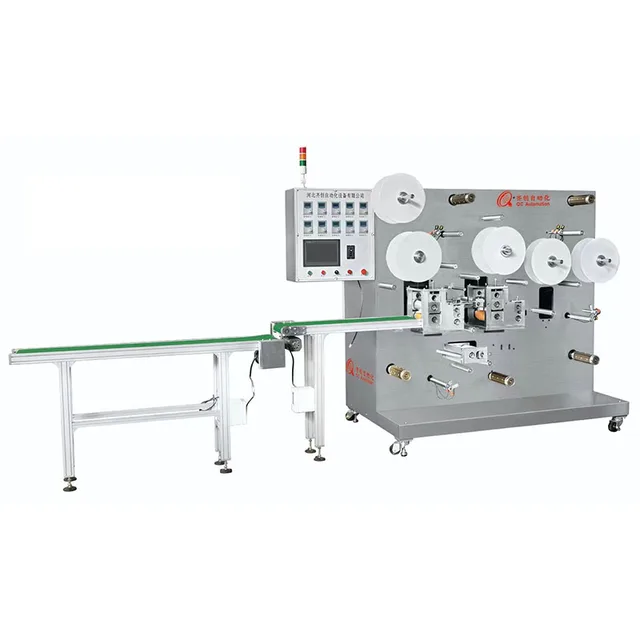 Full-automatic heating and pasting machine  paste and heating insole packaging machine and warm foot paste packaging machine