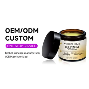 OEM ODM Body Skin Care Lotion Light Non-Greasy Hydrating Correcting Fading Blemish Freckle Whitening Bee Venom Face Cream