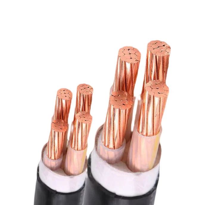 NYY/XLPE/R2V/YJV XLPE Pure Copper Condductor XLPE Insulation PVC sheath hard Power Cable