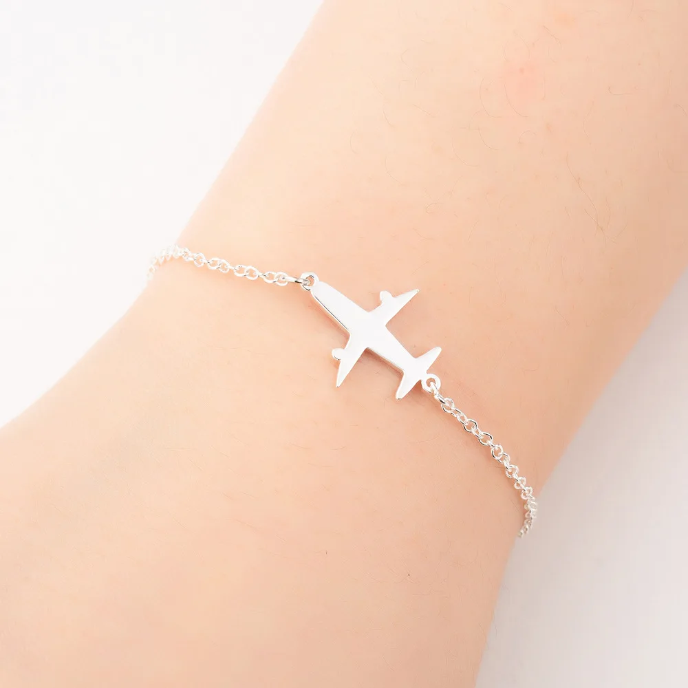 Mini Airplane Bracelet for Her - Shop Now | OurCoordinates