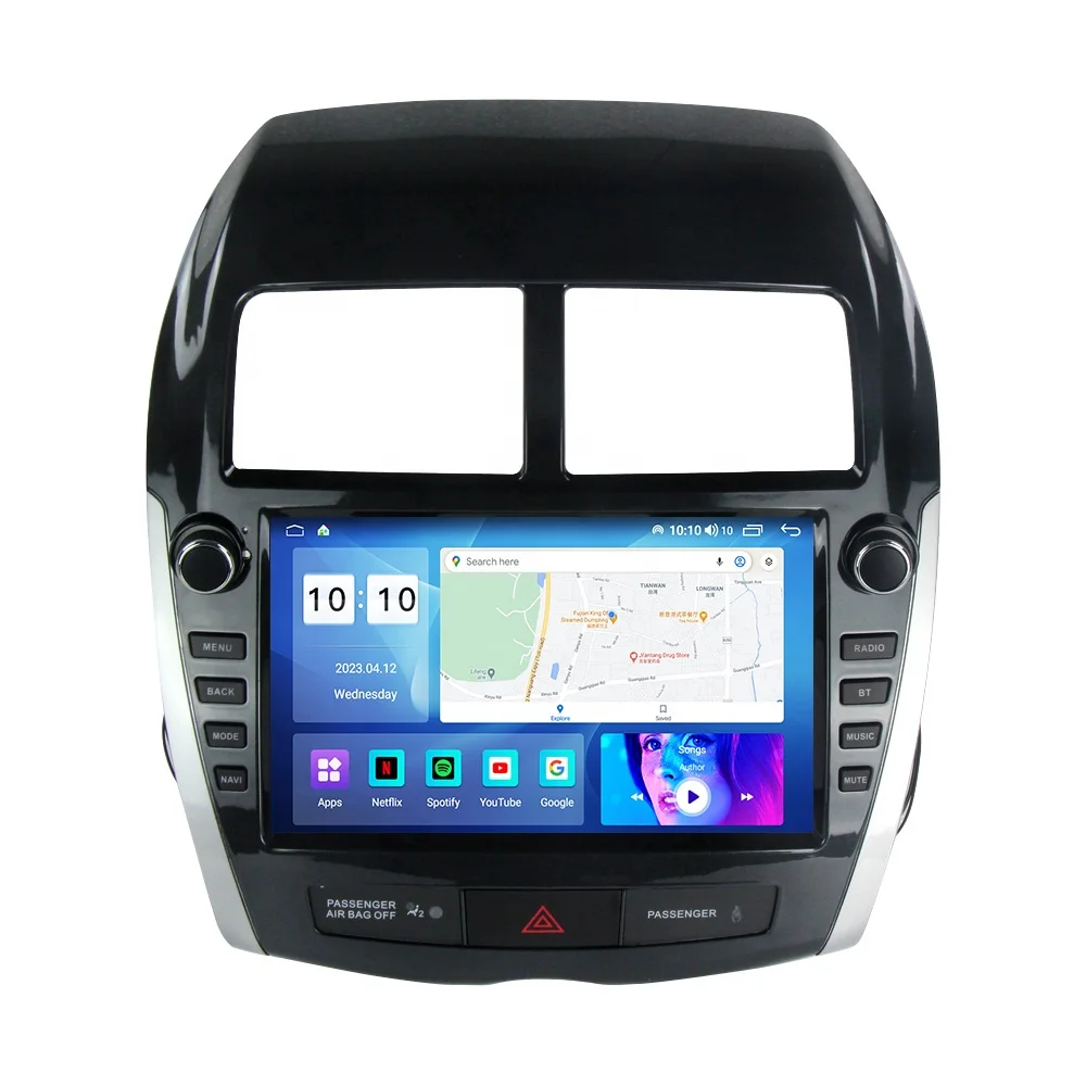 MEKEDE MS Android 12 8core Car Multimedia with GPS for Mitsubishi ASX 2010-2016 Auto Video Radio Stereo System 4G WIFI GPS