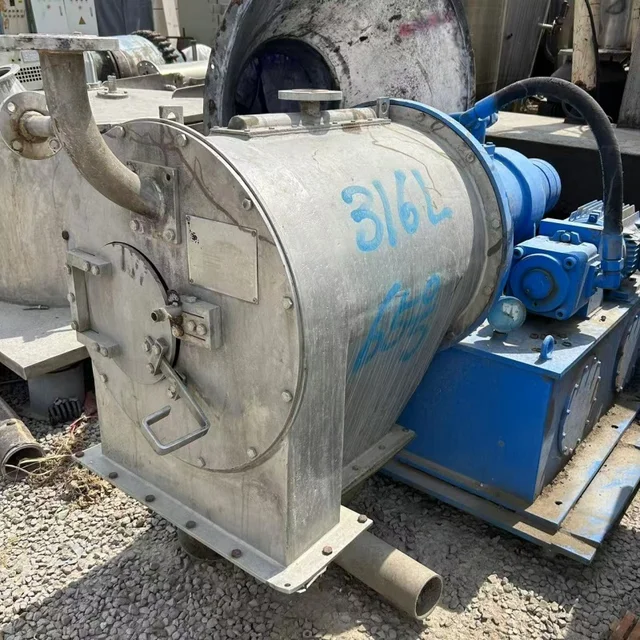 The centrifugal separator is used for fat removal in dairy products, clarification of fruit juices, and separation of oils, etc.