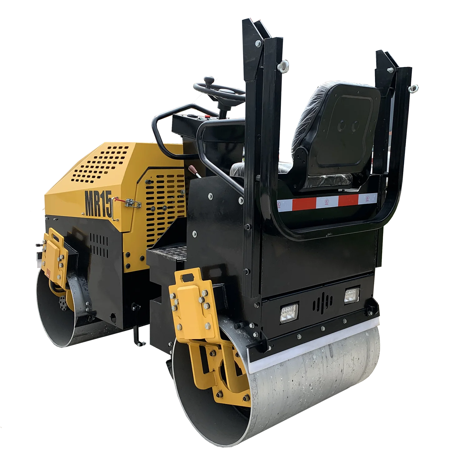 Горный подъемный Вибрационный дизельный асфальтовый дорожный каток 1 тонный маленький гидравлический двойной барабан