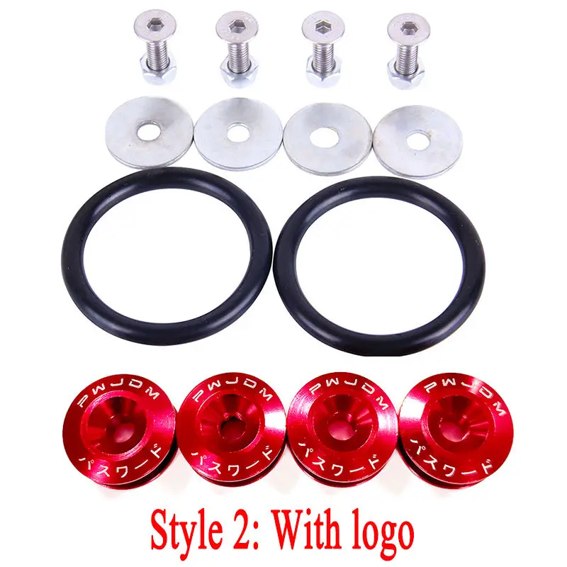 Premium Car Bumper Jdm Double Gasket Quick Release Fasteners For Car Bumpers Trunk Fender Hatch