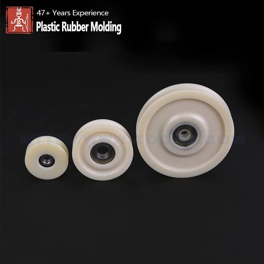 Industrial Injection Molding Pa66 Gf30 Plastic Nylon Pulley for Sale, image size:1000x1000