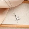 colorful Sea Star Necklace - Silver