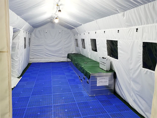 China Factory Custom Rapidly Deployable Portable Inflatable Negative Pressure Medical Isolation Room Tent factory