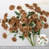 Caramel-colored 6-head mini roses