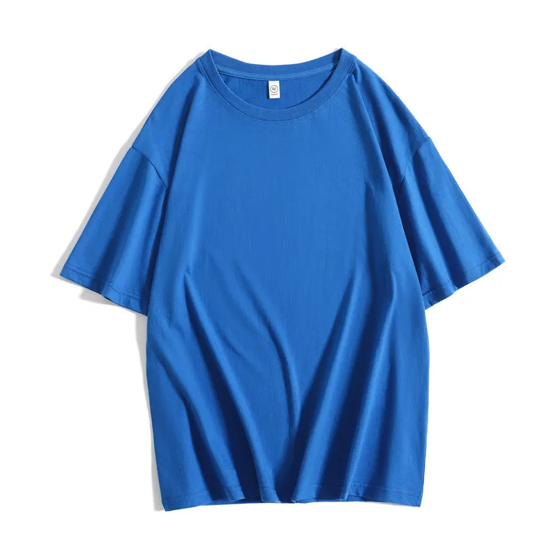 Odm Custom Logo 100% Cotton Promotional T-shirt Half-sleeved Round Neck ...
