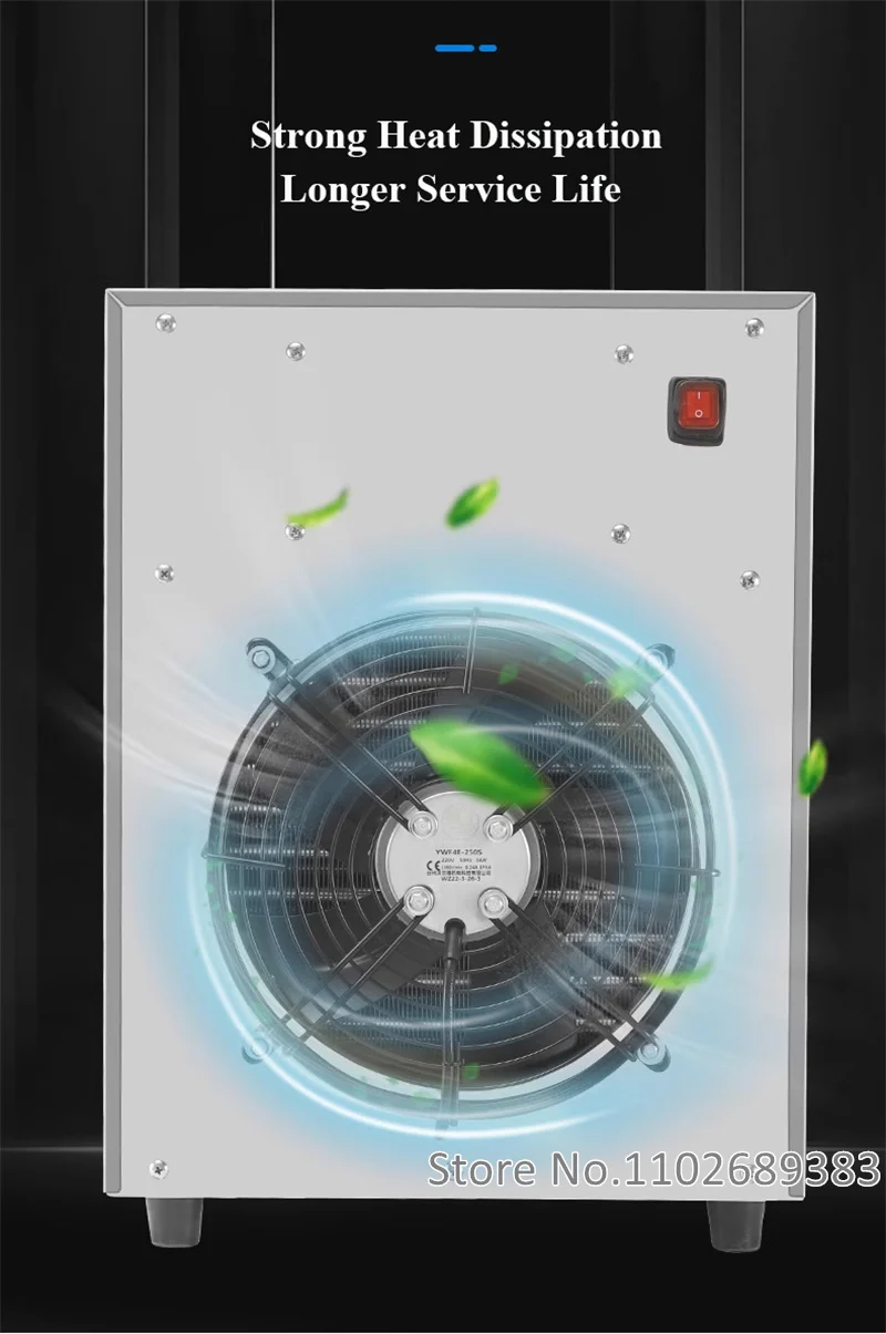 Commercial Electric 220v 110v Snow Ice Machine 200kg/24h 1280w Tabletop