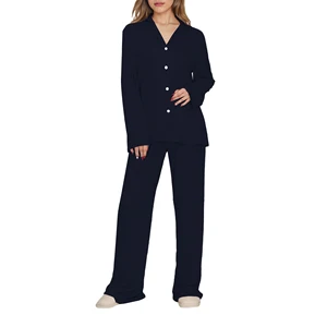 Wholesale Ladies Lounge Wear Bamboo Viscose Sleepwear Set Custom Pjs Women's Pajamas Loungewear Cozy Pyjamas