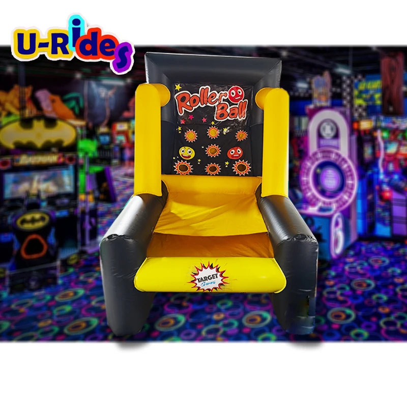 Roller Ball Interactive Inflatable Carnival Interactive Games One Lanes Inflatable Roller Ball