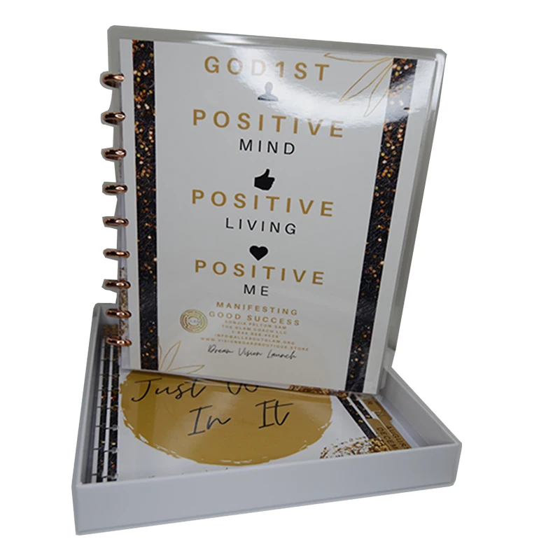 Custom Bulk Comic Graphic Novel Soft Pvc Film Cover Disc Bound Journal Discbound Removable Pages