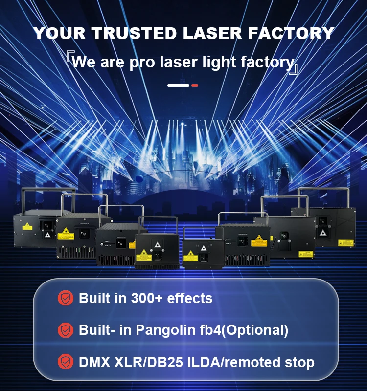 Yunxin 5w Dj App Control Rgb Animation Laser Light for Stage