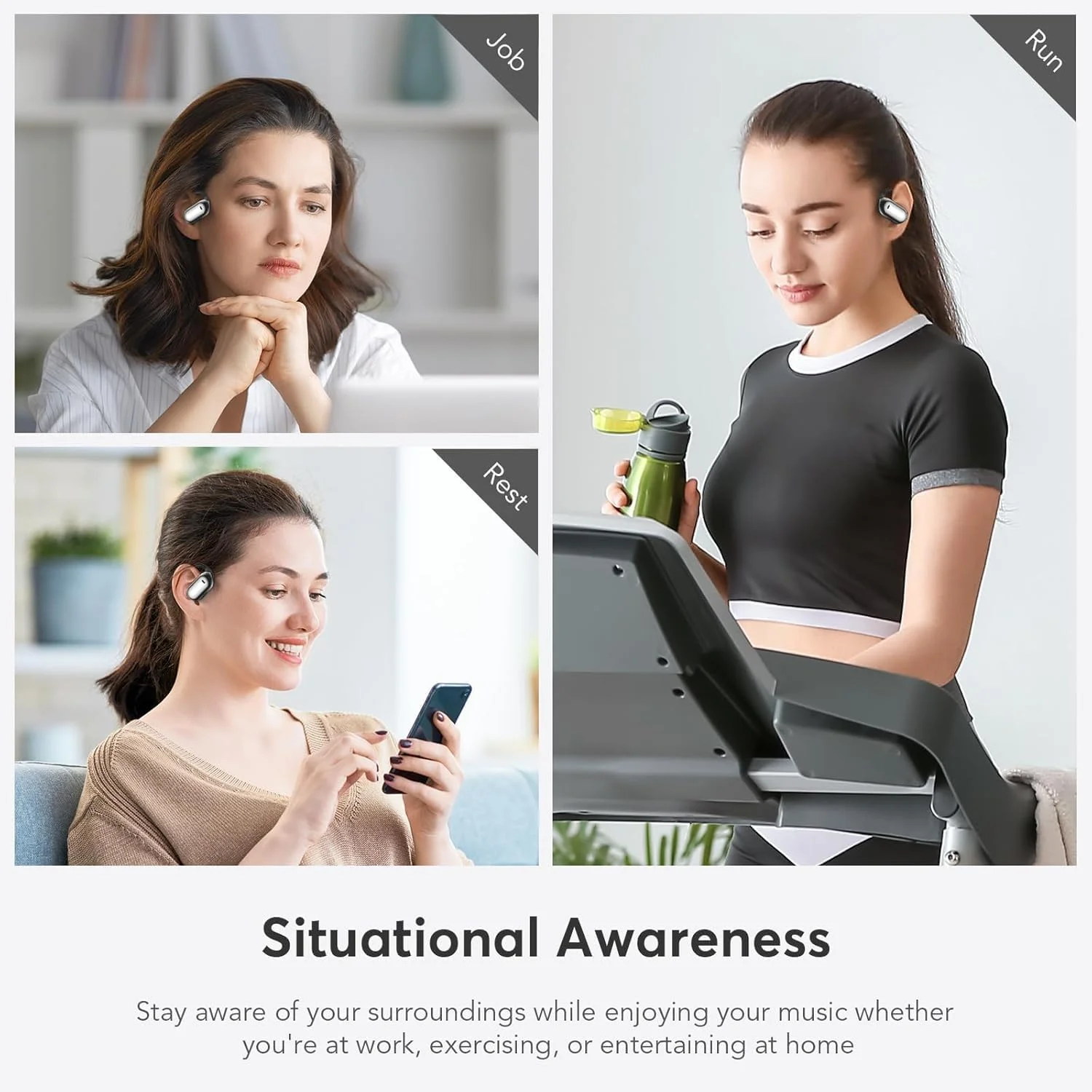 YYK-Q16 New Upgrades Real-Time Voice Translation Earbuds OWS Sports Wireless Earphones S aperçu 6