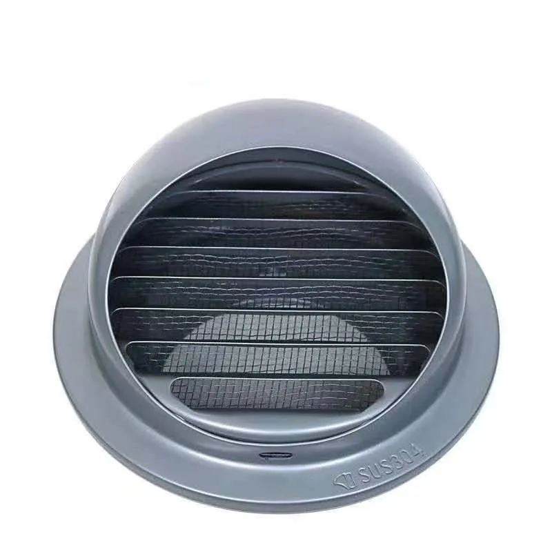 Stainless Steel Wall Air Vent Ducting Ventilation Exhaust Grille Outlet Cover