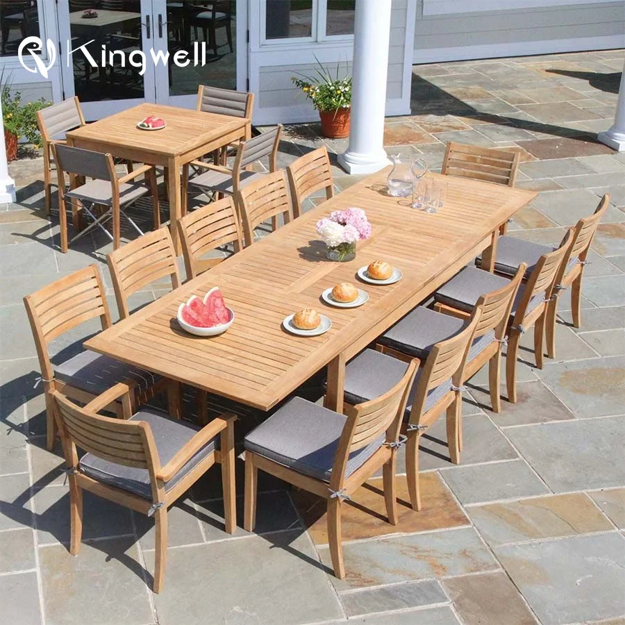 Restaurant Garden Furniture Teak Set Bistro Dining Combination Outdoor