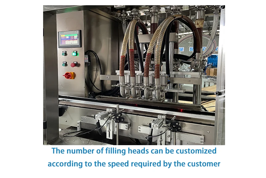Levapack Automatic Soy Sauce Cooking Oil Tomato Paste Filling and Sealing Packaging Line