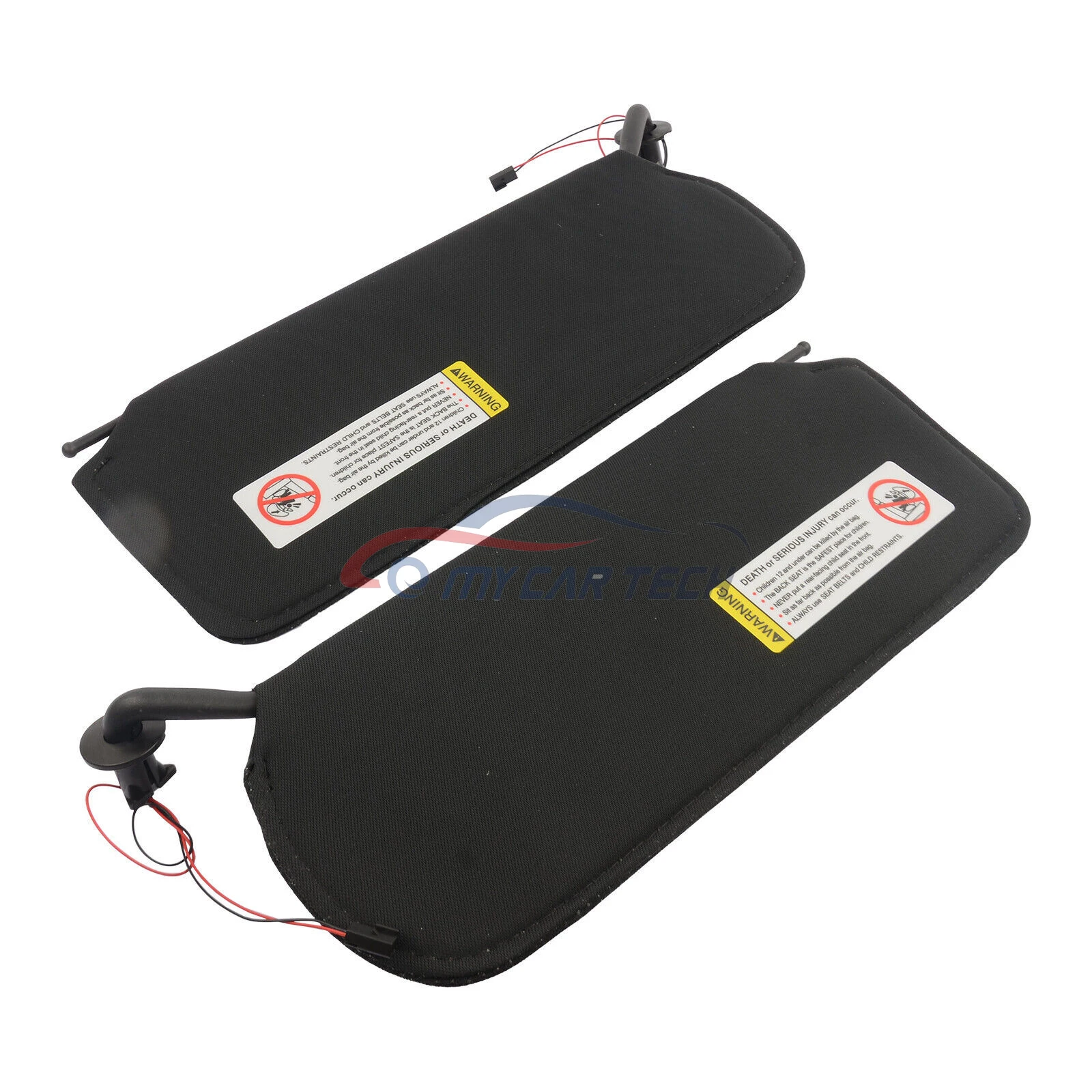 Sun Visors W/ Mirrors & Led Lights 10442033 10442034 For Chevrolet