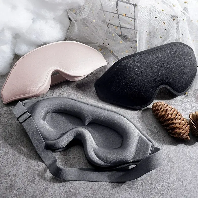 Comfortable Memory Foam 3d Contoured Eyelash Sleeping Mask Night Sleep