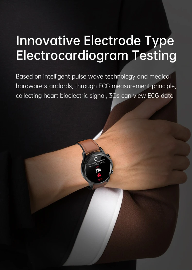Intelligent ECG Blood Glucose Health Smart Watch 1.39 Inch HD Screen ECG Chest Patch Real Time ECG Analysis E400 Smart Watch (11).jpg