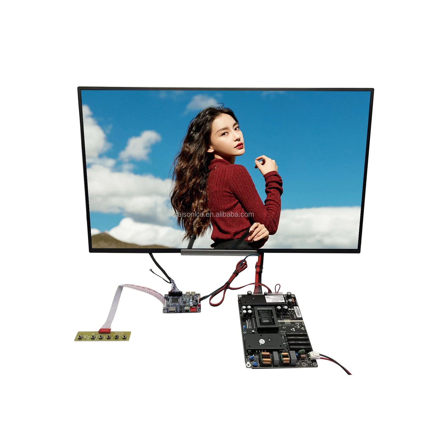 BOE 4K 55 inch TFT LCD Screen DV550QUM-N10 High Brightness 800 Nits with 3840X2160 Resolution V-by-One 8 Lane 51 Pins Connector details