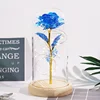 White wooden bottom Blue laser flower