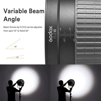 Godox FLS10 Fresnel Lens Light Shaper for Godox LED Video Lights SL60 SL100 SL200 SL300 M200D M300D M600D product image