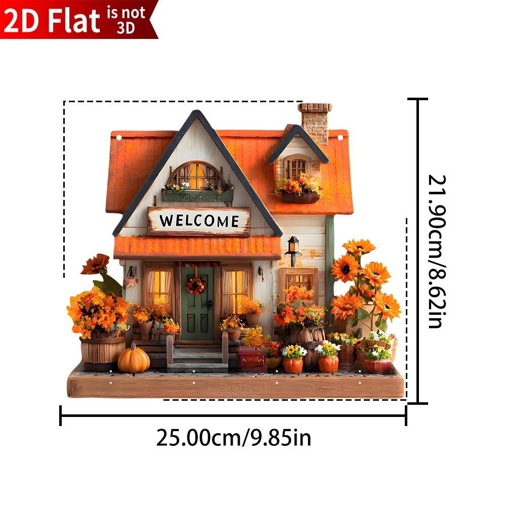Colorful Floral Town Wood Carving Holder Single-Tier Wall Mounted Key Rack 4 Hooks Easy For Home Decor Tool Organization_voghion.com