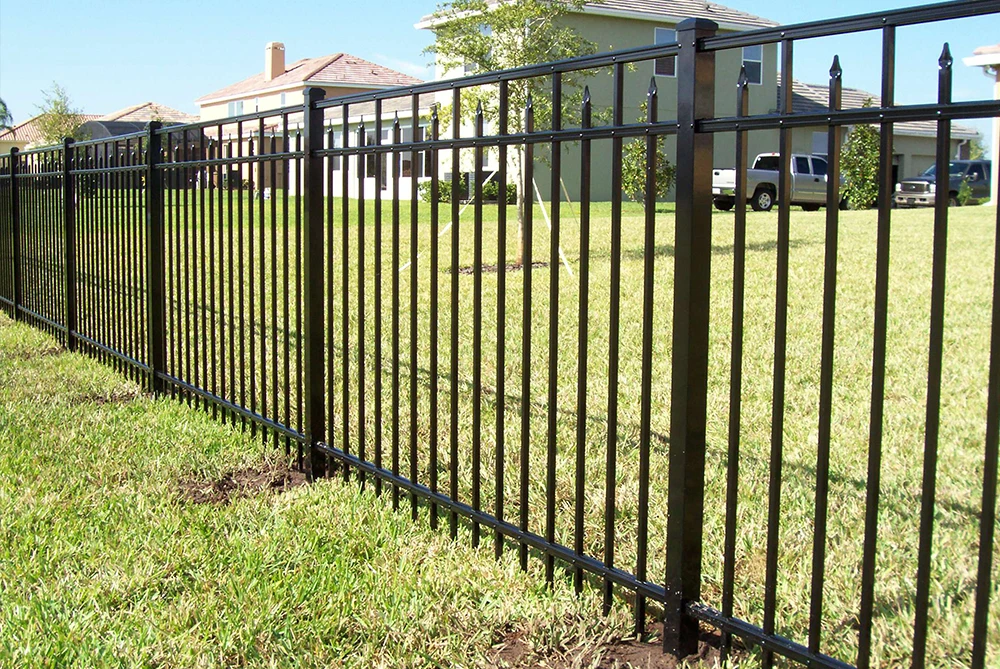 Solid Outdoor Garden Metal Iron Fence Panels Cheap Home Decorative Steel Rods Wrought Iron Panels supplier