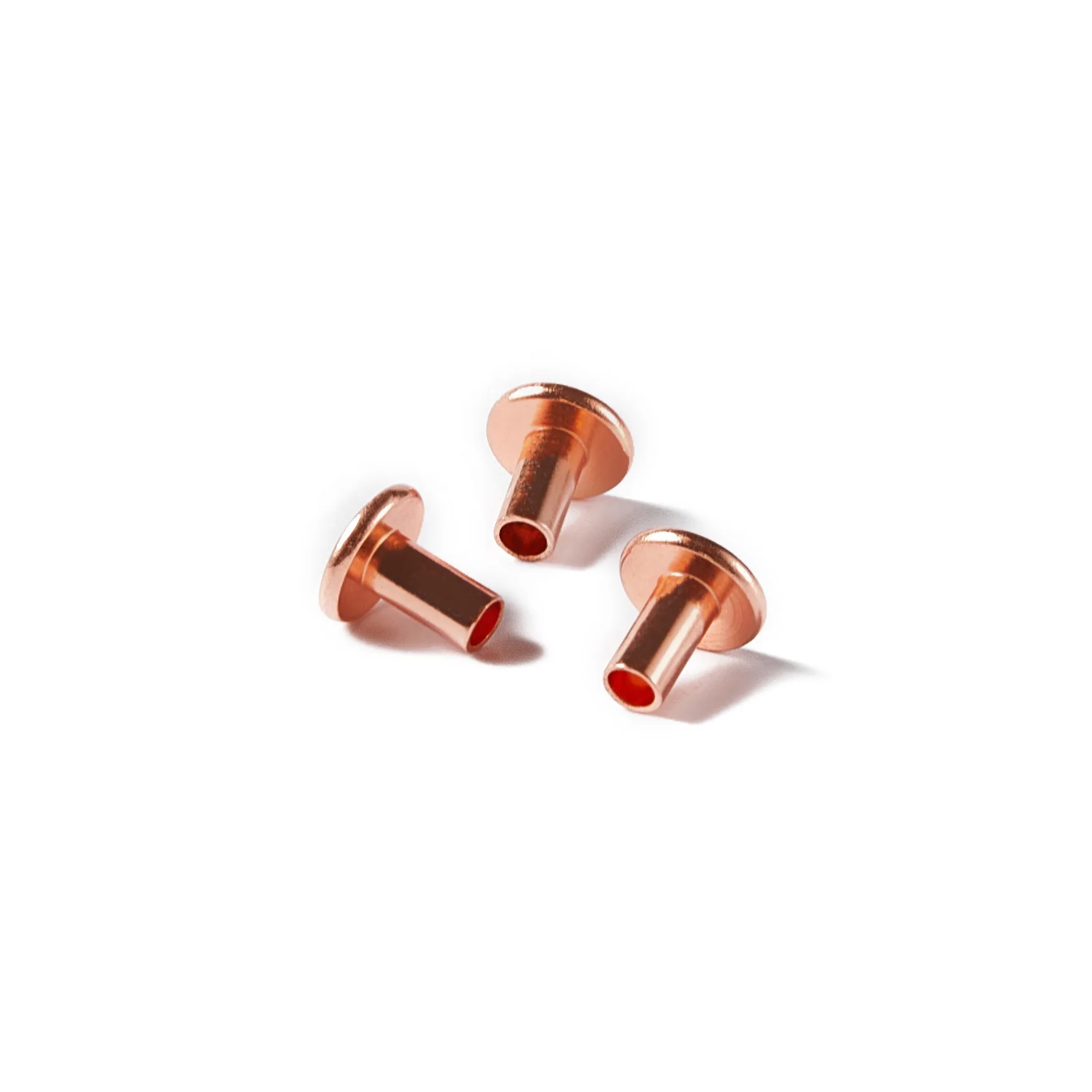 M2 M2.5 M3 Solid rivet Red Copper half Round head Solid rivets 