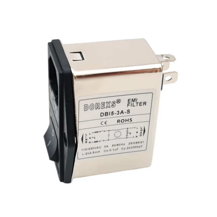 DBI5 3A 6A 10A EMI Filter with Fuse and Switch